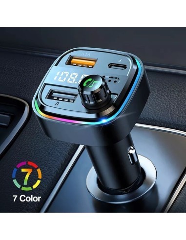 FM Modulator 12-24V Bluetooth 5.0 with Fast...