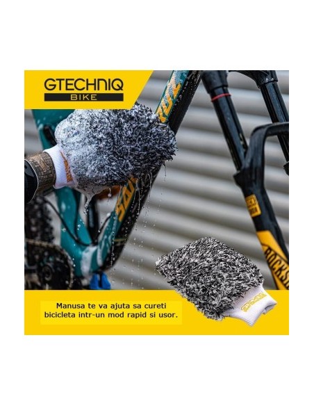 Γάντι πλυσίματος ποδηλάτου Gtechniq Bike Microfibre Wash Mitt