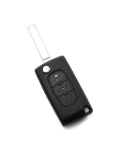 Key fob case for Citroen / Peugeot, 3 buttons, blade VA2-SH3