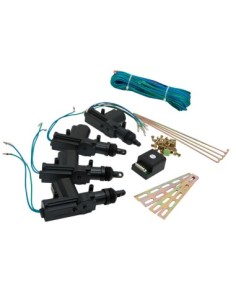 Central locking set with 4 motors