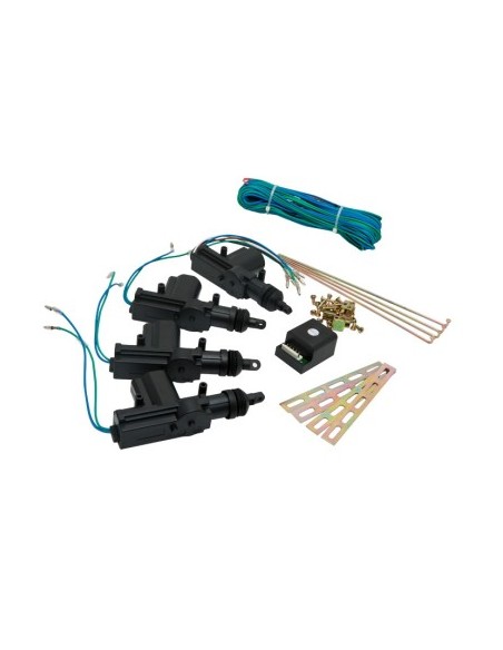 Central locking set with 4 motors