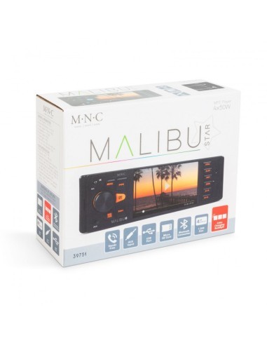 Malibu Star Multimedia Player - 1 DIN - 4 x 50...