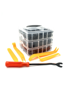 Set of 620 Plastic Clips + 5 Carguard Tools