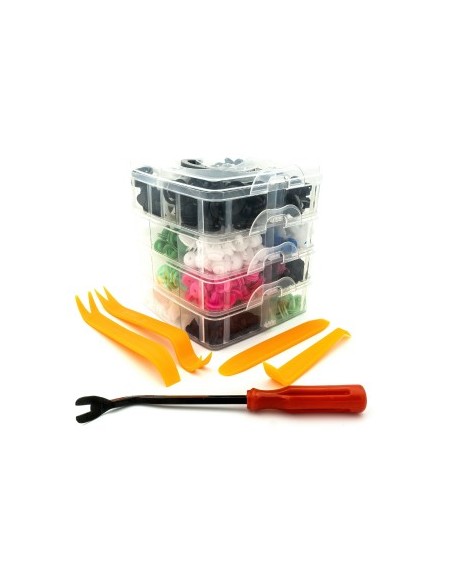 Set 470 buc cleme din plastic + 5 unelte Carguard