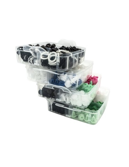Set 470 buc cleme din plastic + 5 unelte Carguard