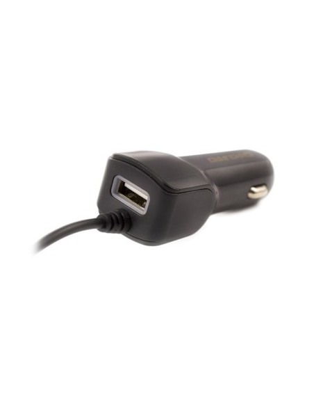 Universal Car Phone Charger with 3 Ports, Type-C, Micro-USB, Lightning iPhone, Cable 1.5m, 2.1A
