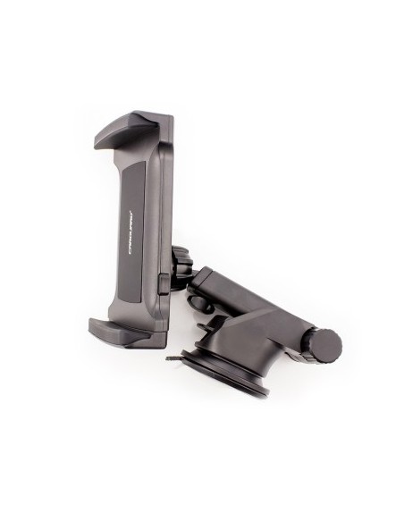 Universal tablet holder, windshield mount with suction cup