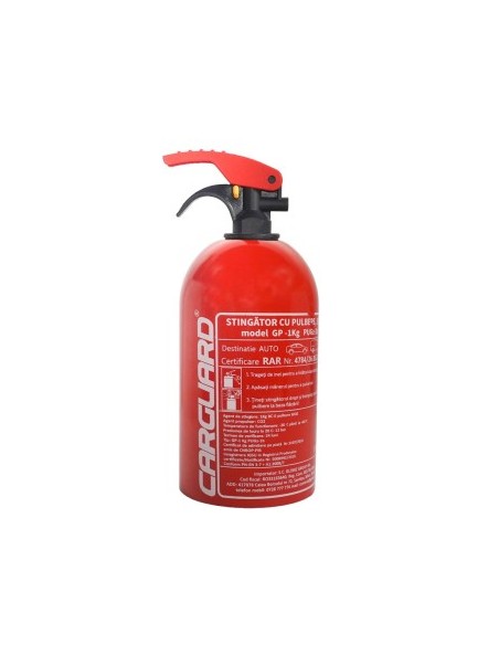 Complete Set Medical Kit, Fire Extinguisher, Vest, 2pcs Reflective Triangles, 5-year validity, Carguard