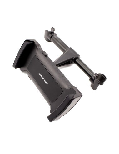 Universal tablet holder with headrest mounting...