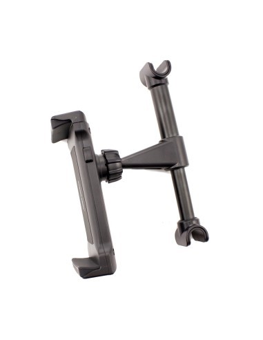 Universal tablet holder with headrest mounting...