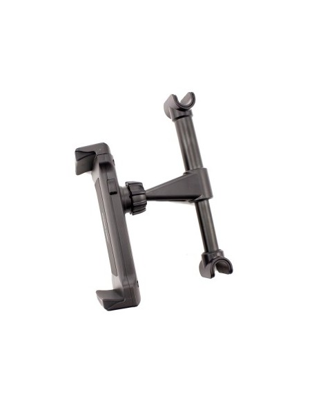 Universal tablet holder with headrest mounting system