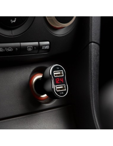 Car cigarette lighter charging adapter 2 x USB,...