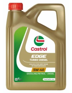 Car engine oil CASTROL EDGE TURBO DIESEL 5W40, 4L