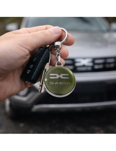 Προσαρμοσμένο premium μπρελόκ κλειδιού για Dacia 2