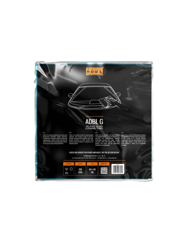 Fine cloth for cleaning windows ADBL G 40x40cm