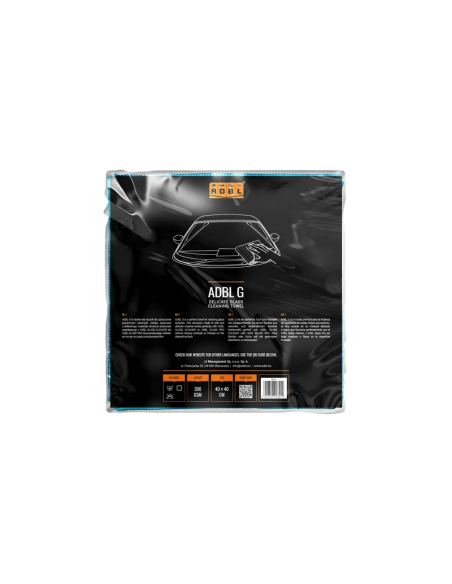 Fine cloth for cleaning windows ADBL G 40x40cm