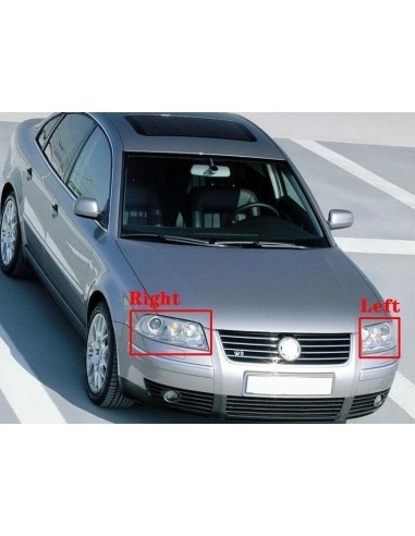Left headlight glass compatible with Volkswagen...