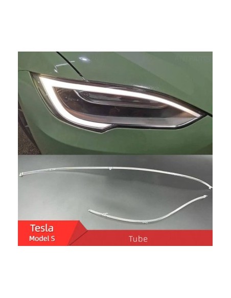 Daytime Running Light DRL Repair Fiber Set Right Headlight for Tesla Model S 2017-2023