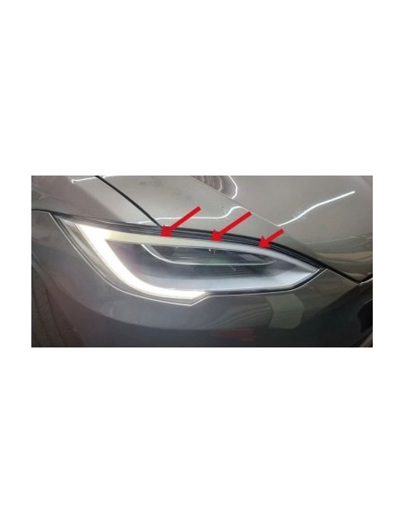Daytime Running Light DRL Repair Fiber Set Right Headlight for Tesla Model S 2017-2023