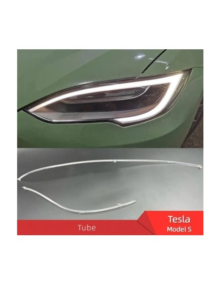 Fiber repair set for left DRL headlight for Tesla Model S 2017-2023