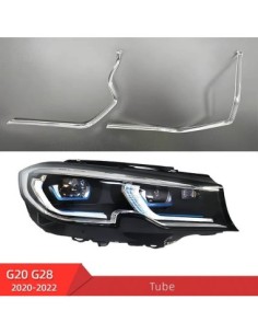 DRL Headlight Repair Fiber Set Right for BMW Series 3...