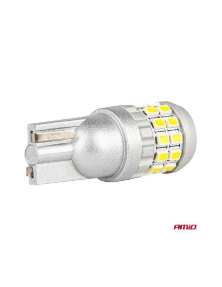 Set of 2 LED Auto W5W, T10 Canbus, with 30 smd, 12V/24V