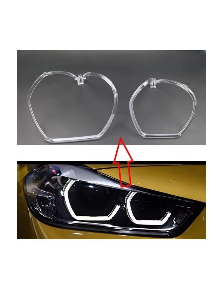 Right Fiber Kit for Daytime Running Light Repair compatible with BMW X2 F39 2018-2023