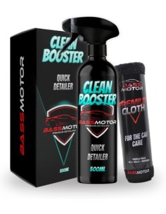 Quick Detailer με πανί Bass Motor Clean Booster, 500ml