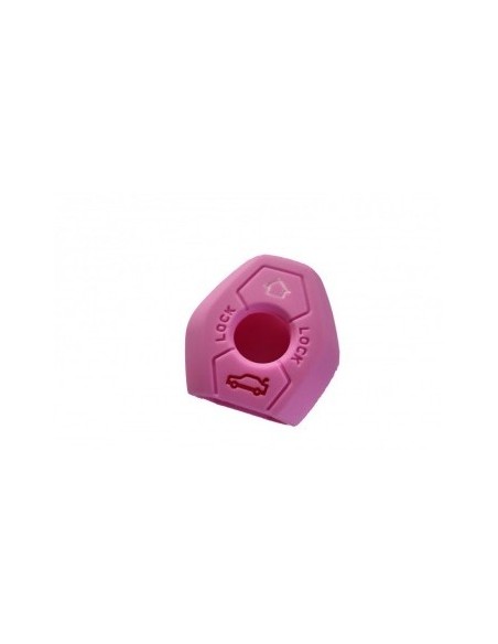 Silicone car key cover for Bmw series 3 PINK