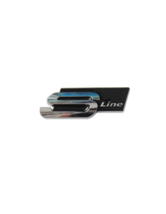 Emblema Audi S line Autoadeziva Neagra