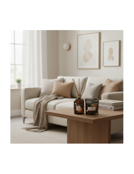 Room Fragrance Set and Aroma Land Candle, Hot Chocolate