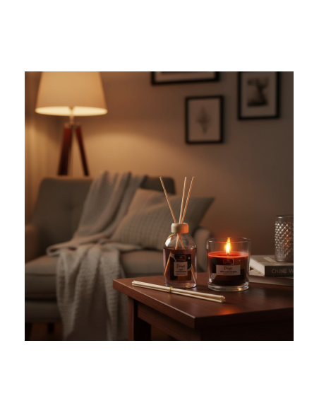 Room Fragrance Set and Aroma Land Candle, Hot Chocolate