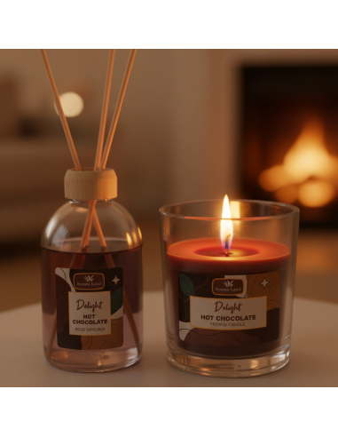 Room Fragrance Set and Aroma Land Candle, Hot...