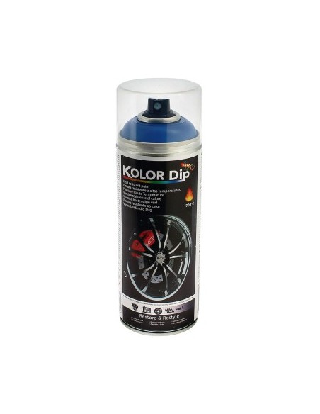 Spray Vopsea pentru etriere rezistenta la temperaturi ridicate Albastru Kolor Dip 400ml