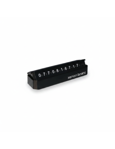 Magnetic Number Phone Box for Temporary Parking Xenon Bright