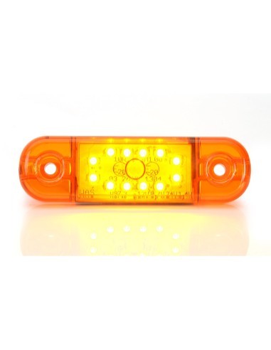 LED Marker Light 714 W97.3 12V-24V Orange...