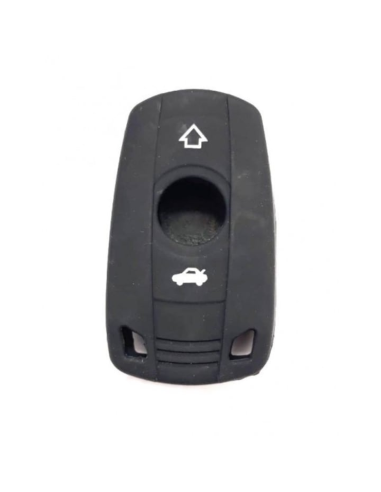 Silicone car key cover for BMW E60 E90 Black