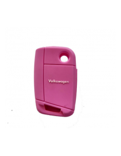 Husa cheie briceag auto din silicon compatibil cu VW cu...
