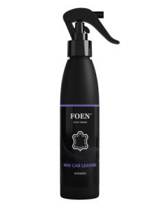 Premium car air freshener with leather scent and woody...