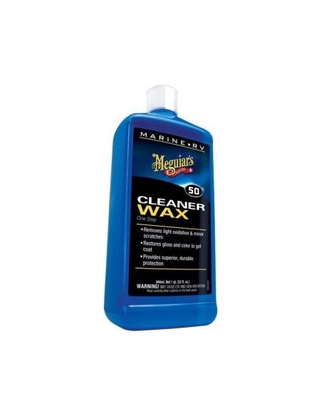 Meguiar's M50 Cleaner Wax Liquid Wax for Boats, 946ml