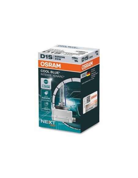D1S Xenarc Cool Blue Intense Next Gen Osram Xenon Bulb +150% 85V 35W