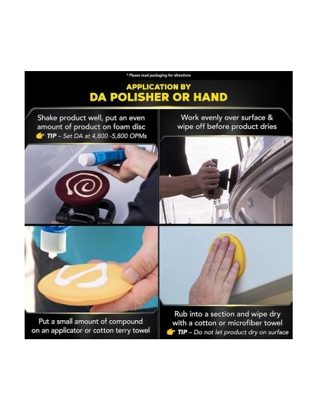 Boat Cleaning Solution Gel Type Meguiar's M49 Oxidation Remover 476ml