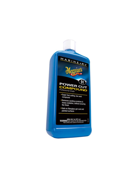 Λειαντική πάστα γυαλίσματος για σκάφη Meguiar's Power Cut Compound M91, 946ml