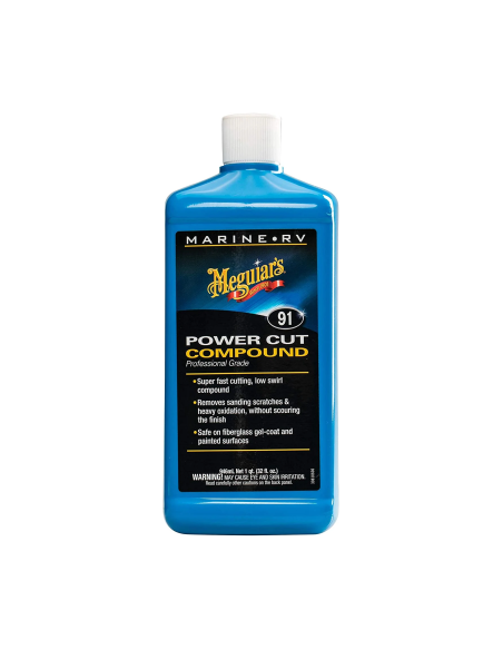 Λειαντική πάστα γυαλίσματος για σκάφη Meguiar's Power Cut Compound M91, 946ml