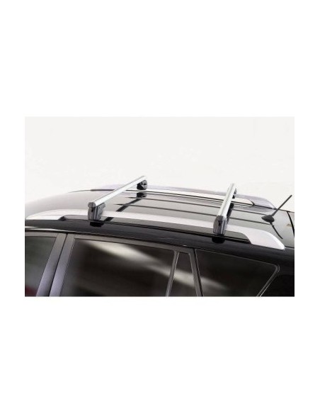 Menabo Sherman Silver transverse roof rack for Skoda Octavia II Wagon 2004-2013