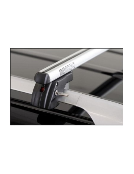 Menabo Sherman Silver transverse roof rack for Skoda Octavia II Wagon 2004-2013