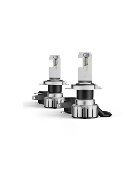 Set of 2 Osram Smart LED H4 Bulbs, +330%, 23/27W, 12V, Rar Approval