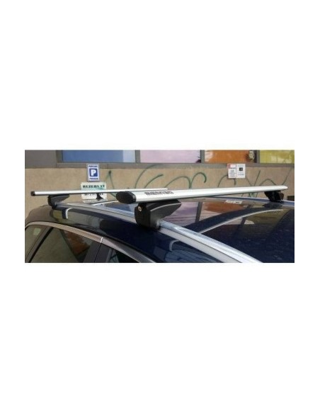 Bare roof rack crossbars Menabo Lince Silver for Hyundai Kona 2017+