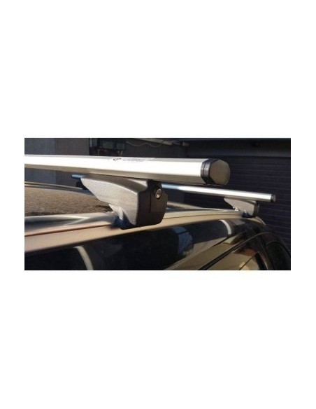 Bare roof rack crossbars Menabo Lince Silver for Hyundai Kona 2017+