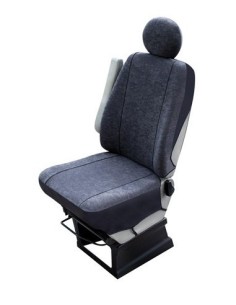 Car Seat Cover Made of Fabric for Vans Carpassion M Gray